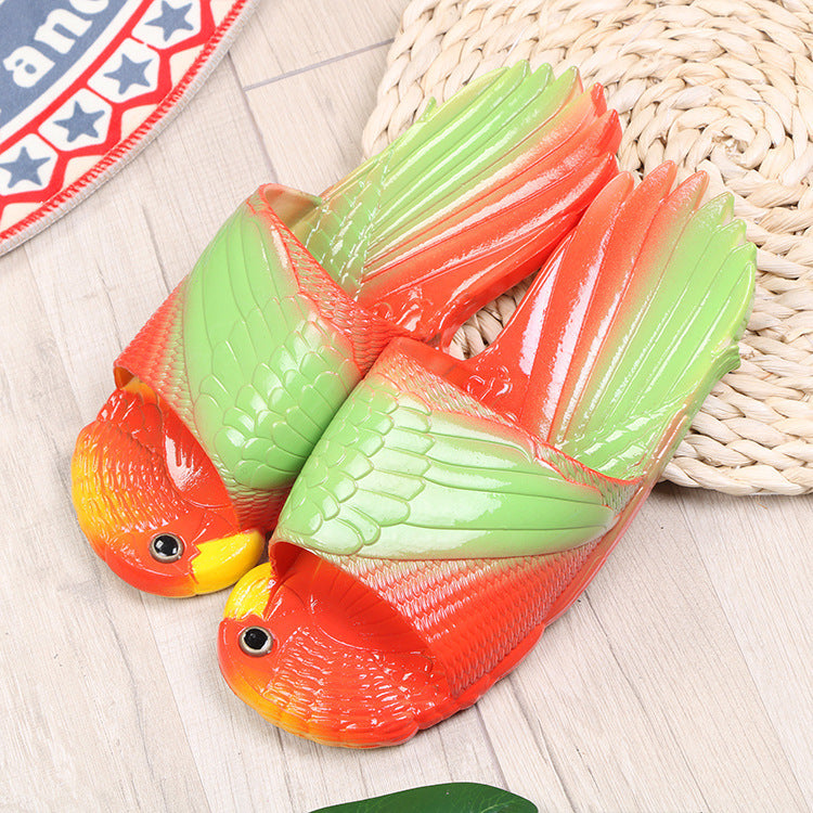 Plastic Slippers Pvc Cartoon Cute Funny Creative Personality Parent-child