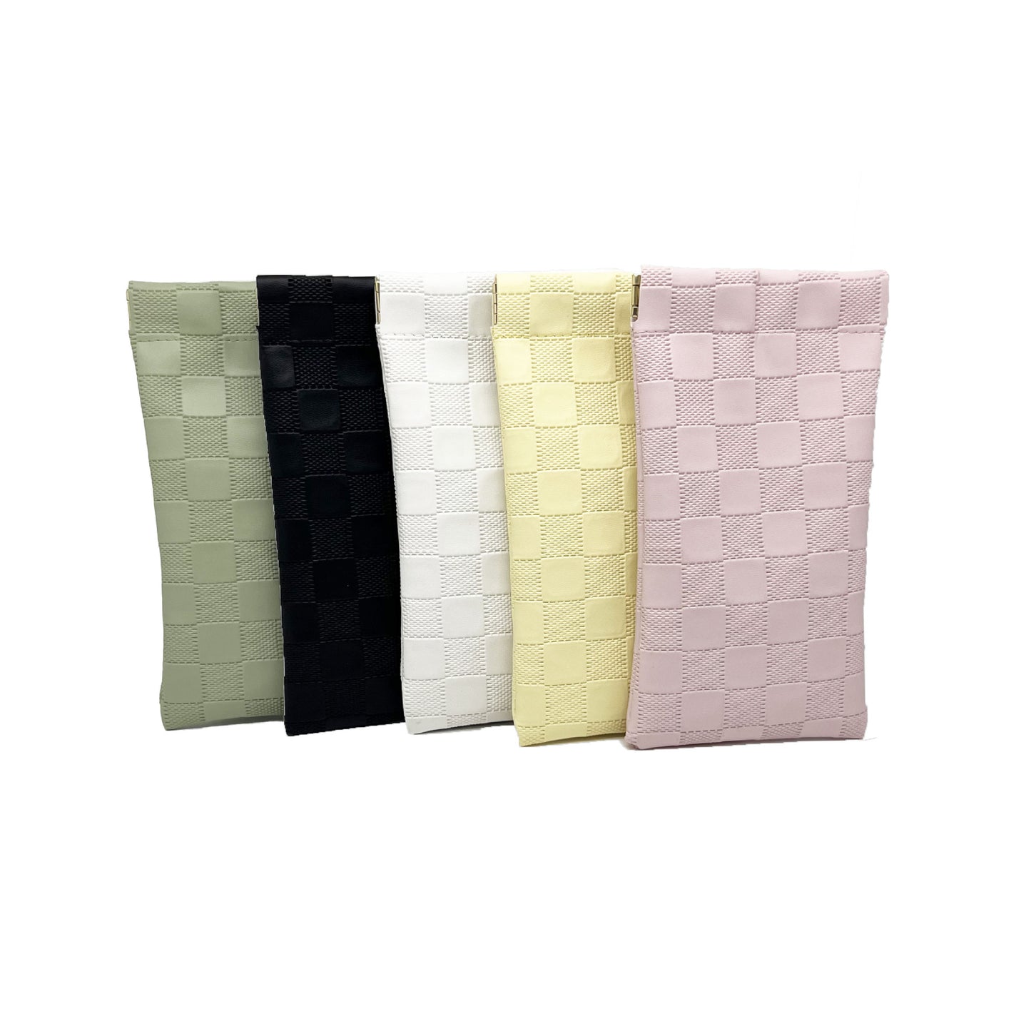 Leather Glasses Bag Automatic Closed Shrapnel Mouth