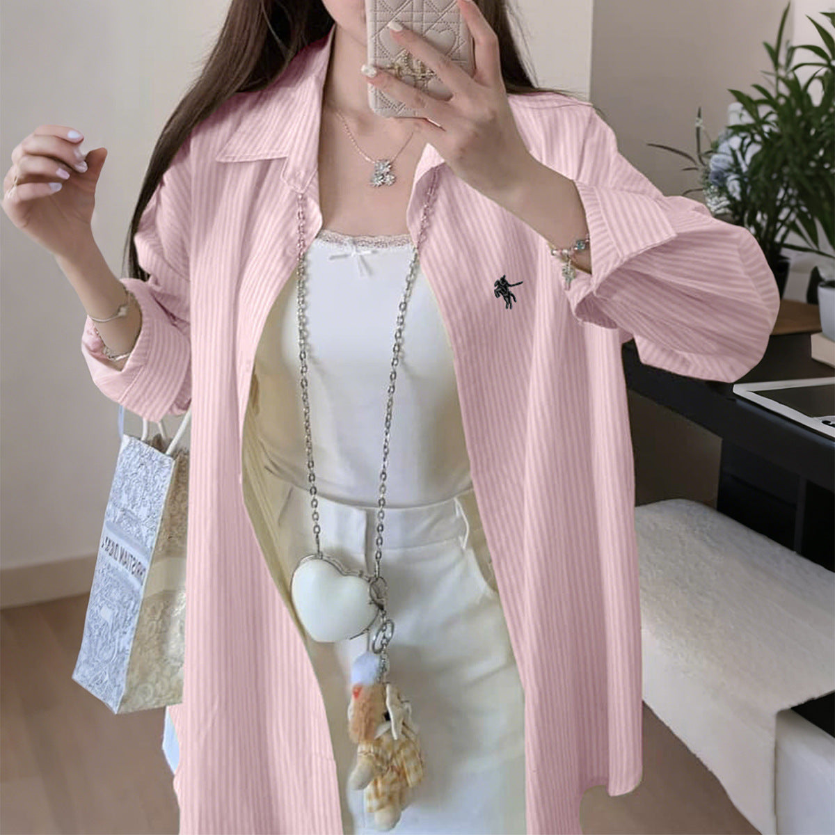 Casual Premium Striped Women's Long-sleeved Shirt