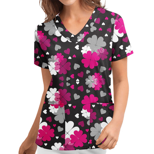 3DV Collar Comfort And Casual Cloth For Nursing Workers