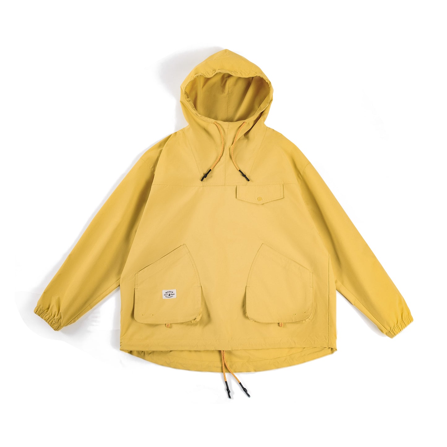 Outdoor Multi-pocket Hooded Jacket Windproof Baggy Coat