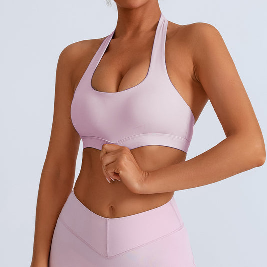Workout Bra Chest Pad Beauty Back High Elastic Quick-drying