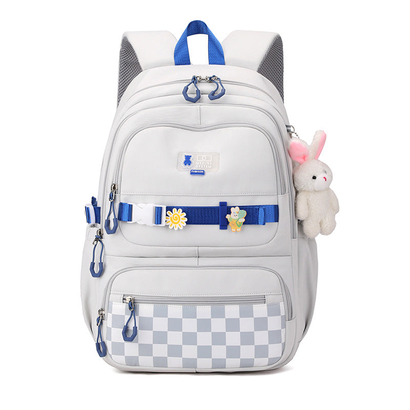 High School Student Burden Reduction Spine Protection Large Capacity Simple Backpack