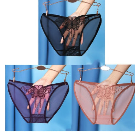 Butterfly High Elastic Breathable Transparent Briefs