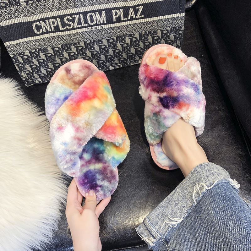 Parent-child Home Non-slip Cotton Slippers For Spring And Autumn