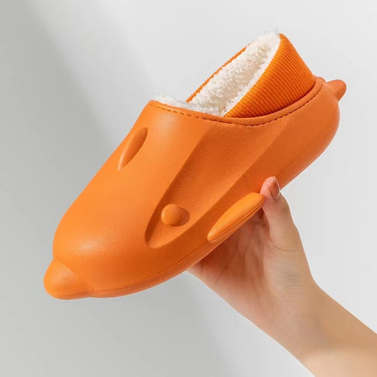 Shark Shape Slippers Home Unsiex Waterproof Platform Shoes Winter
