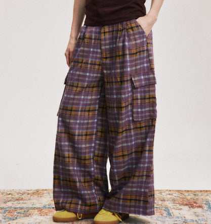 New Retro Wide Leg Trousers Men And Women Loose