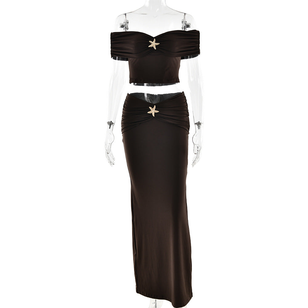 Ruched Off-shoulder Top For A Trendy Sassy Look