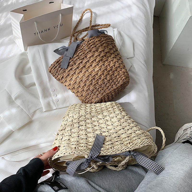 Fashion All Match Straw Woven Shoulder Bag