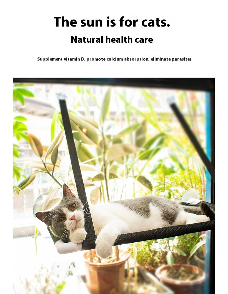 Four Seasons Cat Hammock Window Cat Nest Sucker Hanging