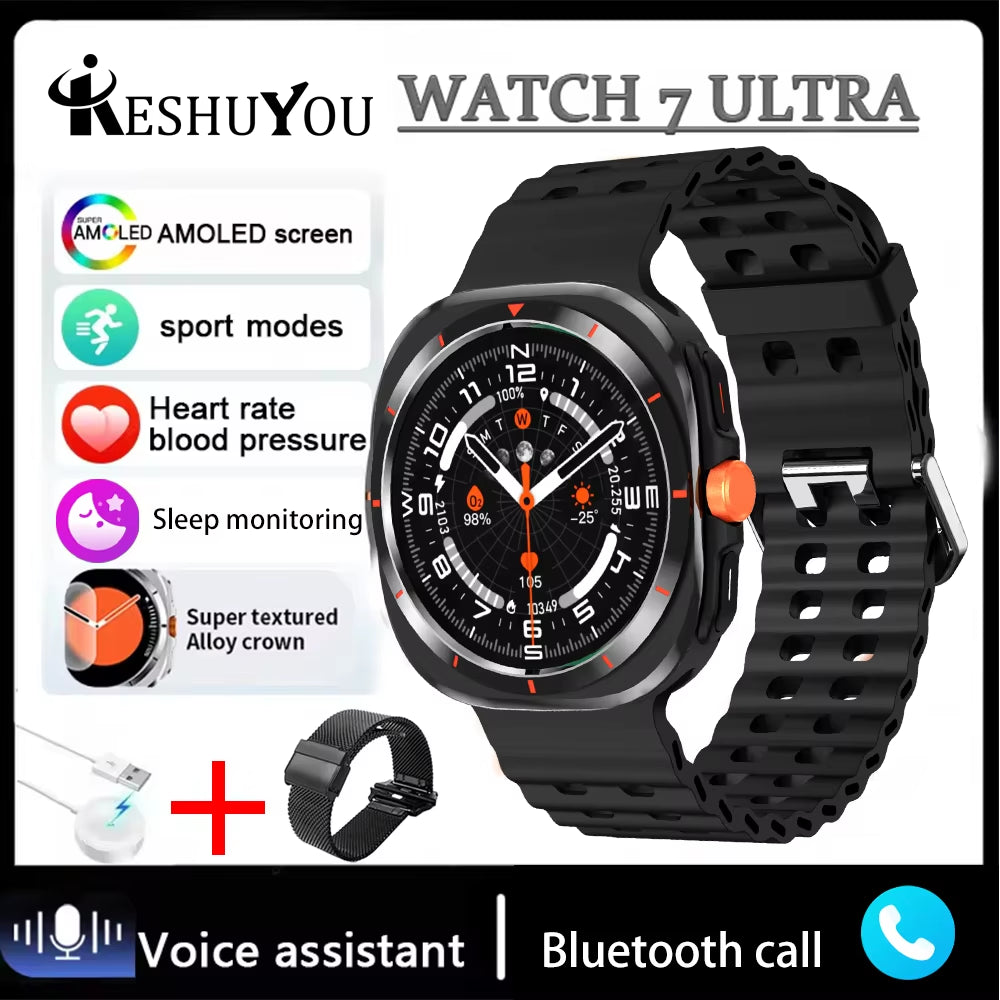 New Smart Watch Classic Men Women Smart Watch HD AMOLED Voice Call Gesture Answer Customized Dial Sports Smart Watch
