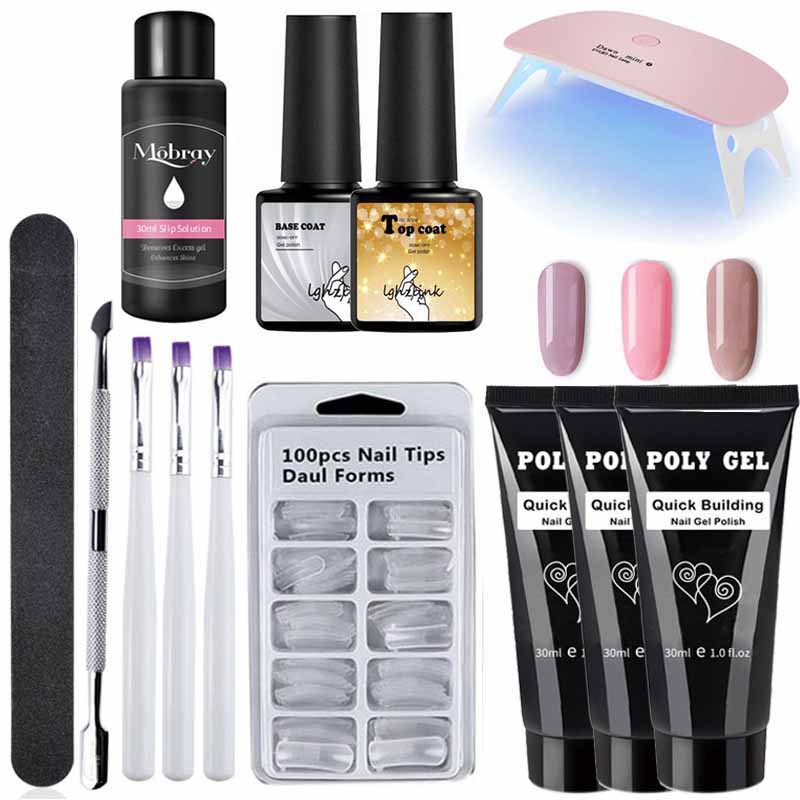 Crystal Extended Glue Suit Manicure Set Suit Tools