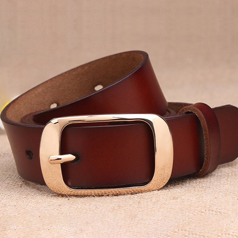 COWATHER ladies leather belt fashion style