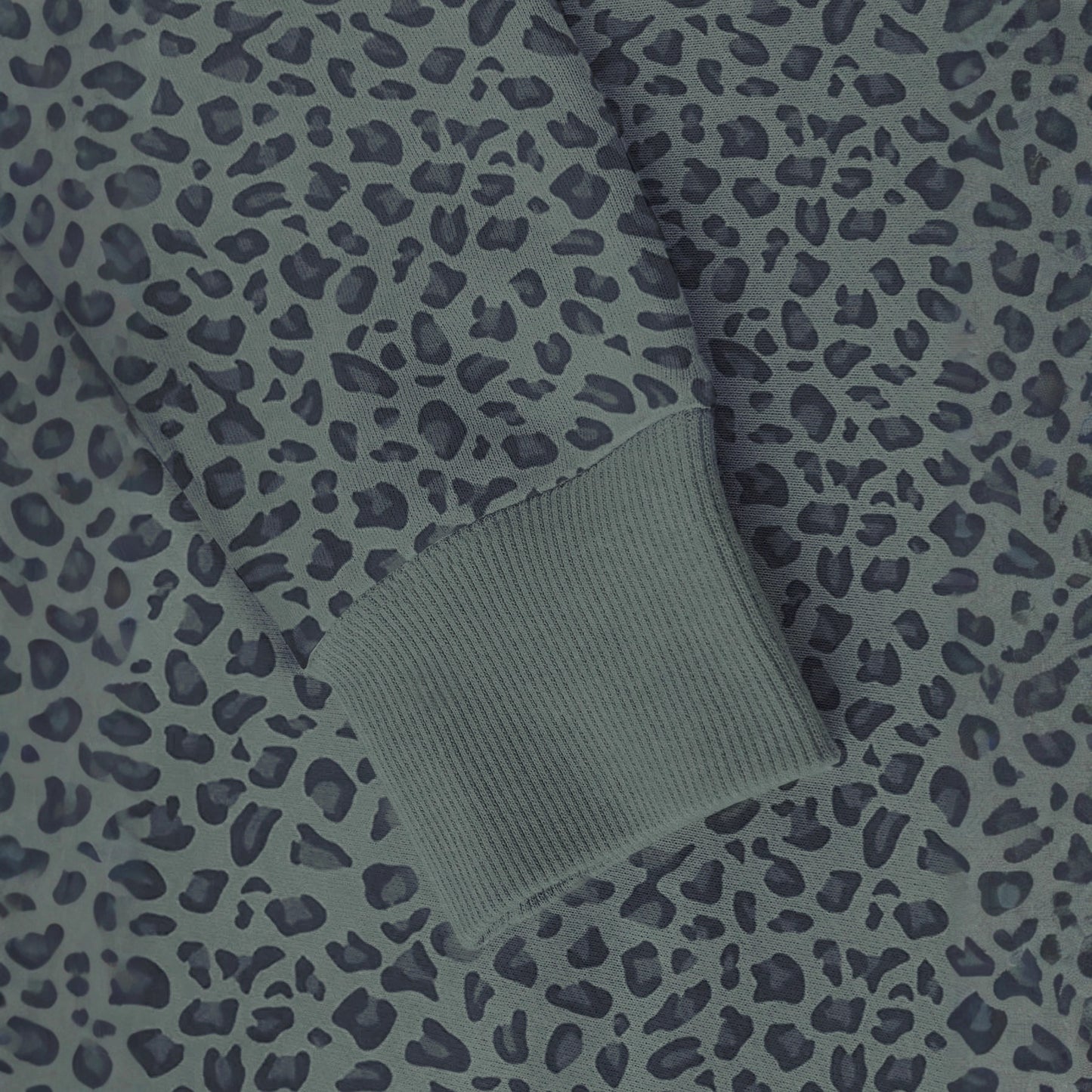 Womens Loose Versatile Casual Leopard-Print Hoodie