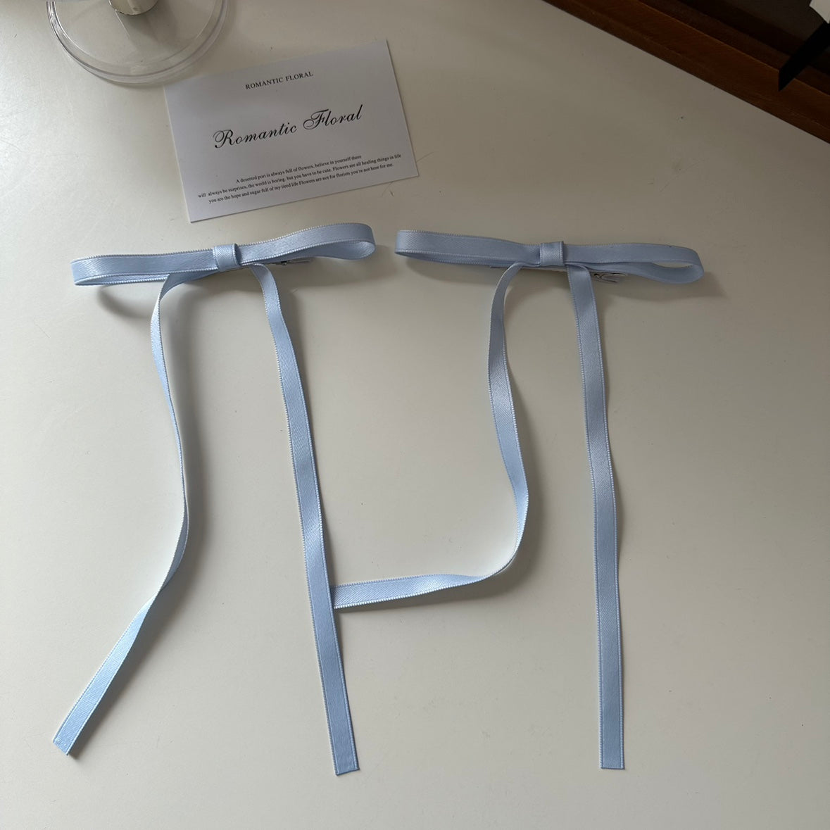 Bow Hair Clip Streamer Headpiece