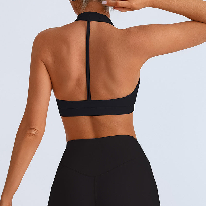 Workout Bra Chest Pad Beauty Back High Elastic Quick-drying