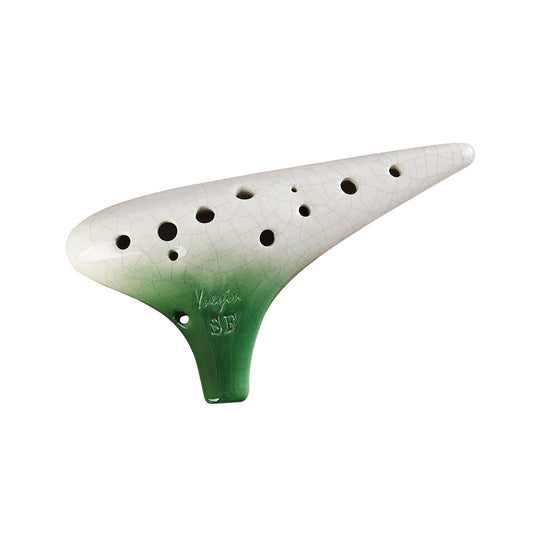 12-hole treble F-gradient ocarina