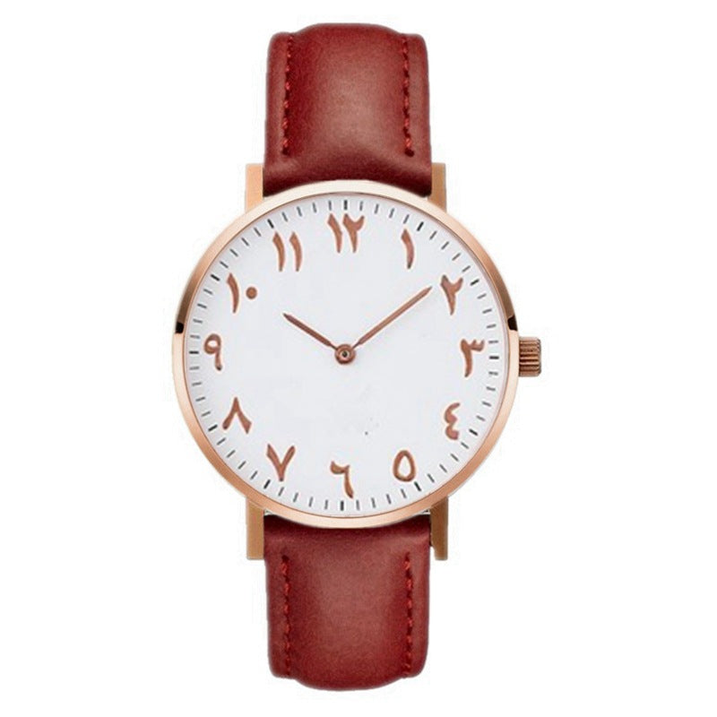 Arabian belt quartz watch ladies watch