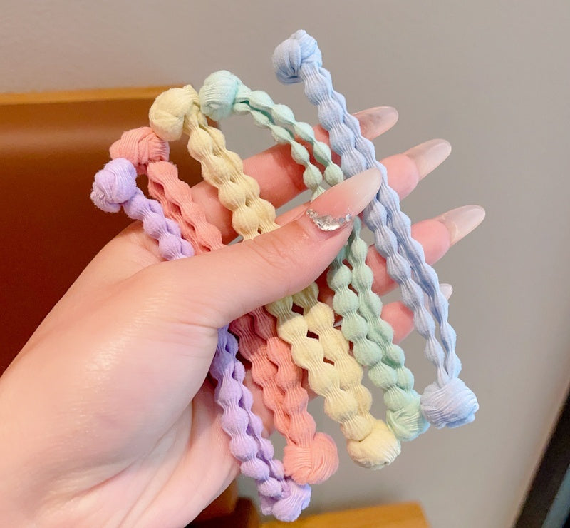 Girls' High-end Hair Band With Rubber Band