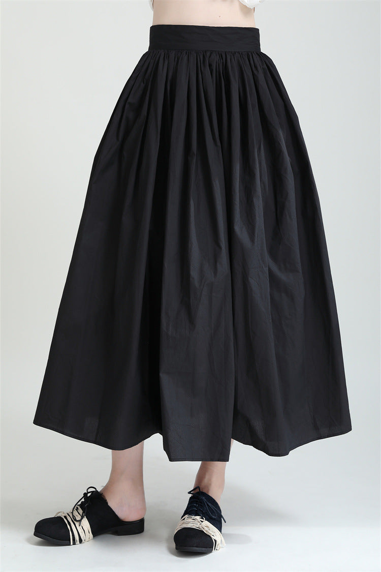Inner Lining Spun Yarn Puffy Multi-layer Big Hem Skirt