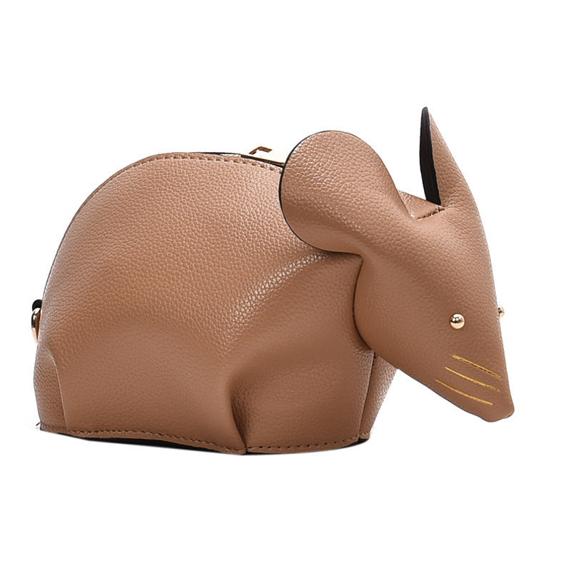 Women's Bag Single Shoulder Diagonal Bag Cute Mouse Bag
