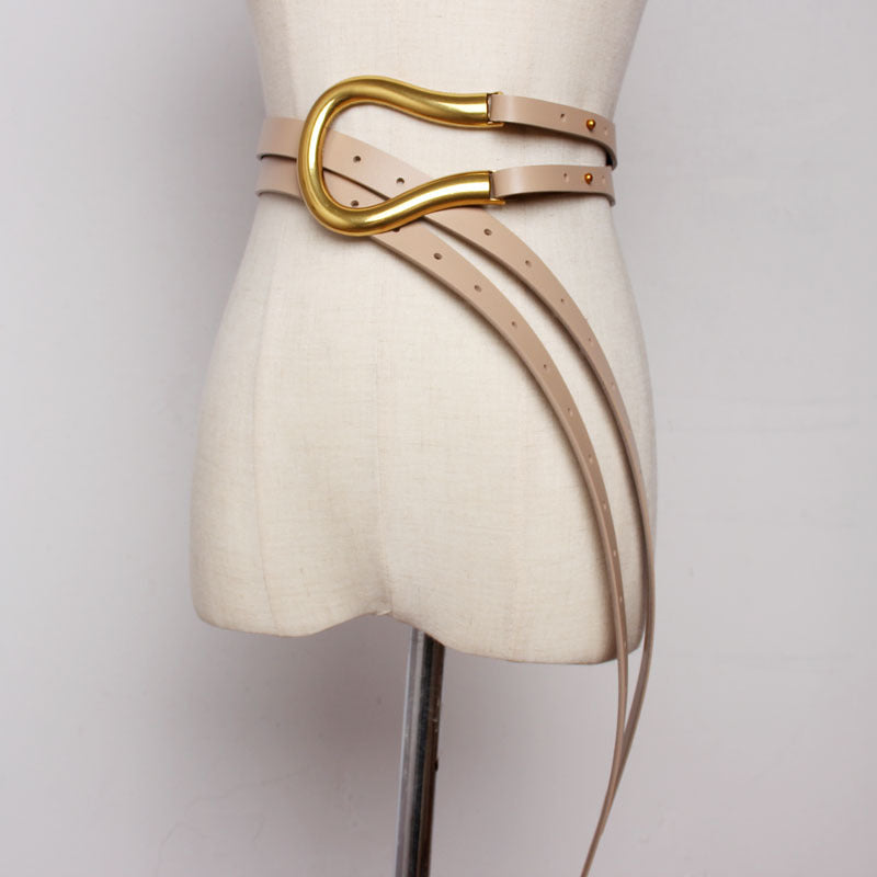 Women's Diagonal Belt Is Fashionable In Europe And America