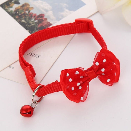 Pet Bow Bell Bell Collar