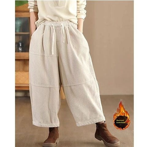 Stylish Harem Pants With A Designer Touch, Hong Kong-style Plus-size Trousers