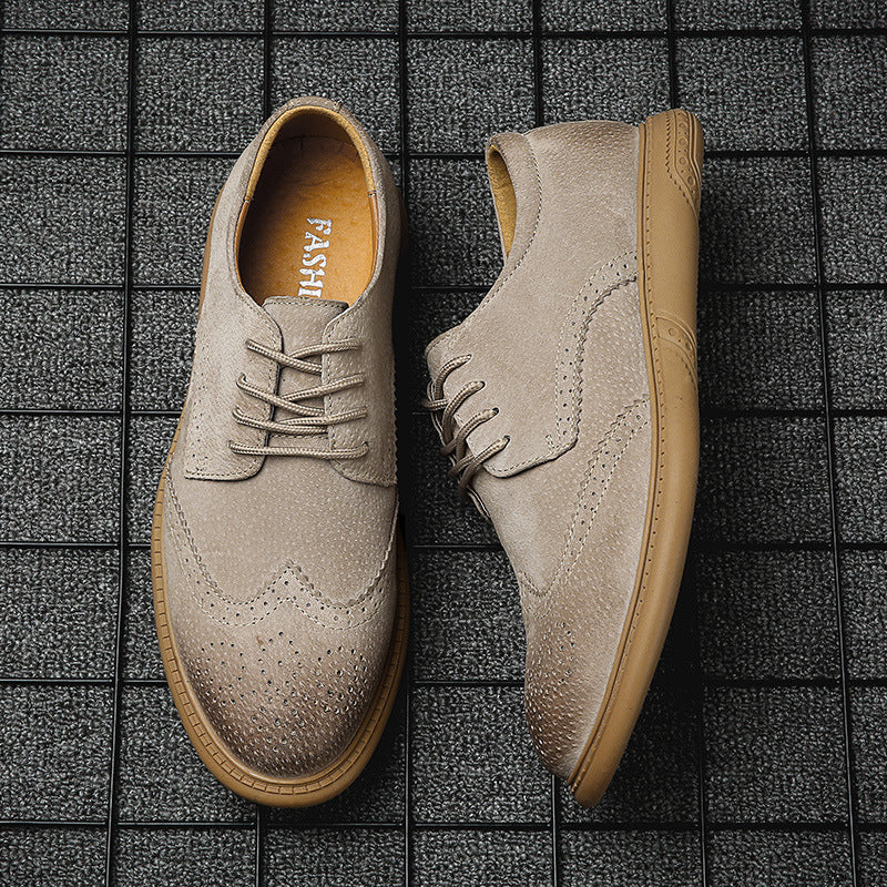 Men's Summer British Style Brown Sneakers