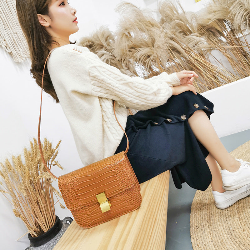 New women's bag retro fashion tofu bag