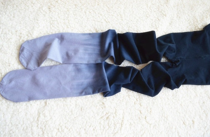 Velvet 120D leggings anti-hook stockings Gradient color pantyhose socks
