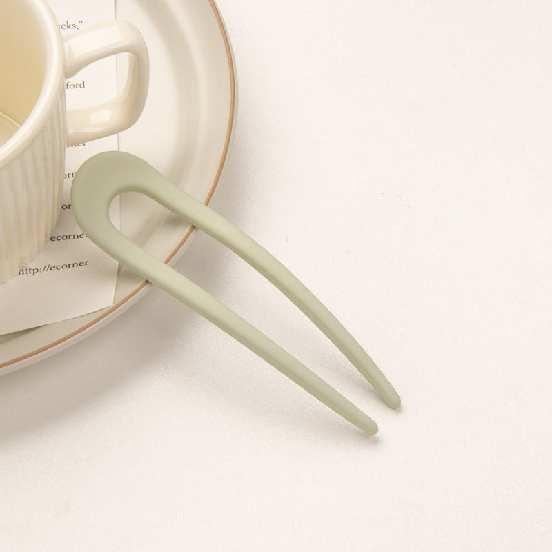 Girly Candy Color U-shaped Hairpin