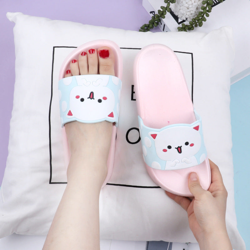 Cat student slippers