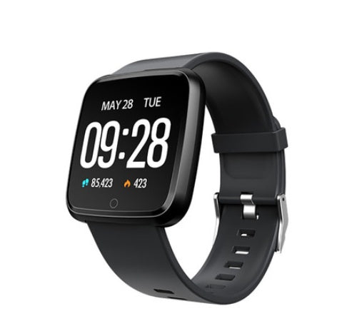 Y7 color screen smart bracelet Q3 steel belt large screen IP68 waterproof step counter heart rate information push foreign trade explosions hot sale