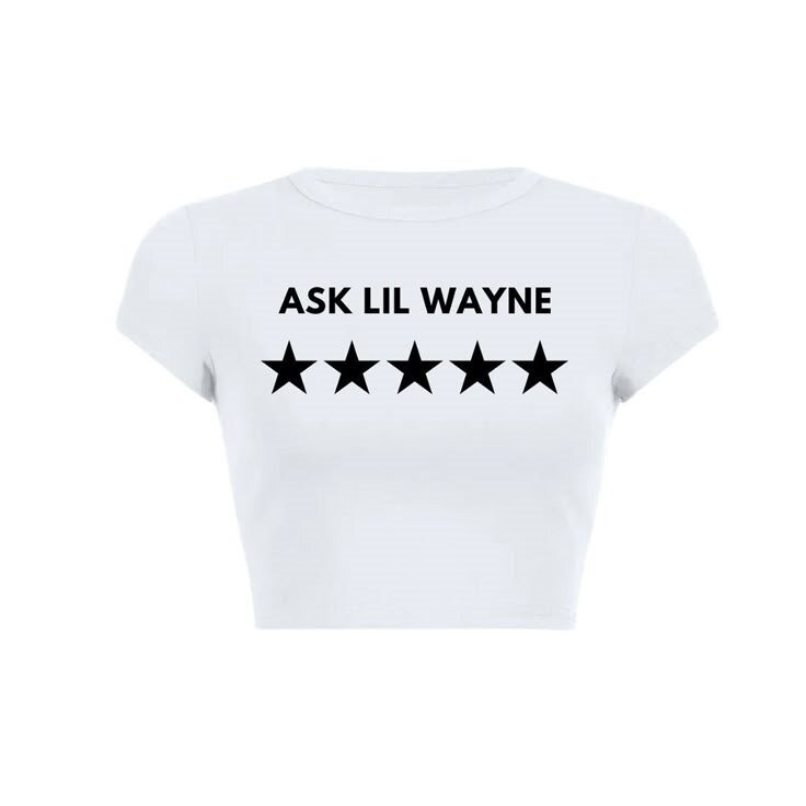 Alphabet Streetwear Kort Slim-fit Dame T-shirt Til Udenrigshandel Europæisk Og Amerikansk Stil