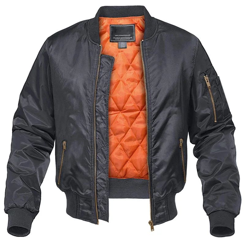 Plus Size Fat Guy Sports Casual Cotton Jacket