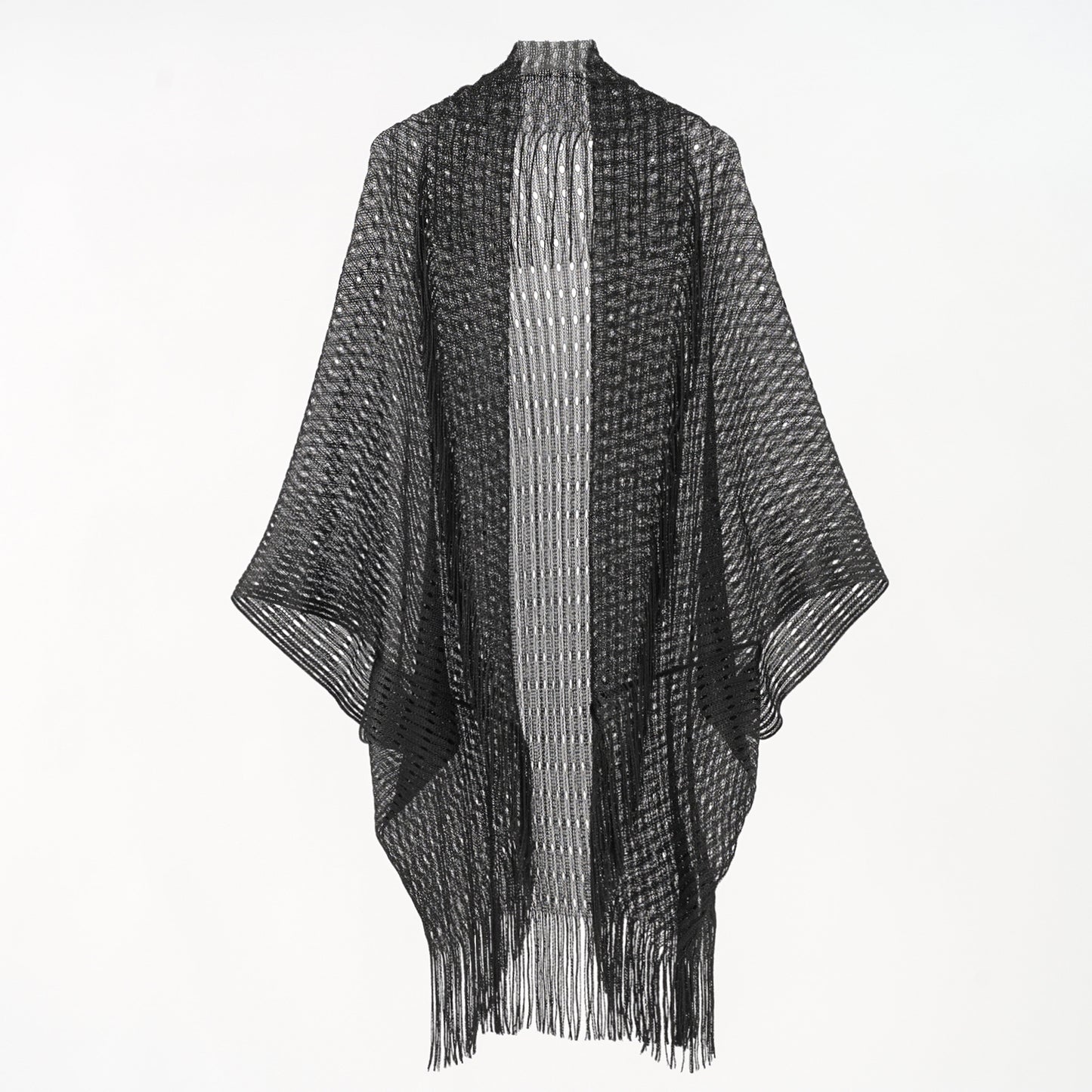 Shawl Gold And Silver Silk Split Shawl Vacation Bikini Blouse