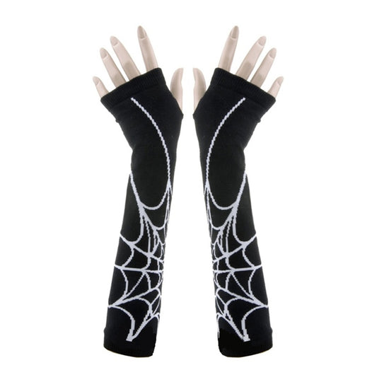 White spider web arm sleeve