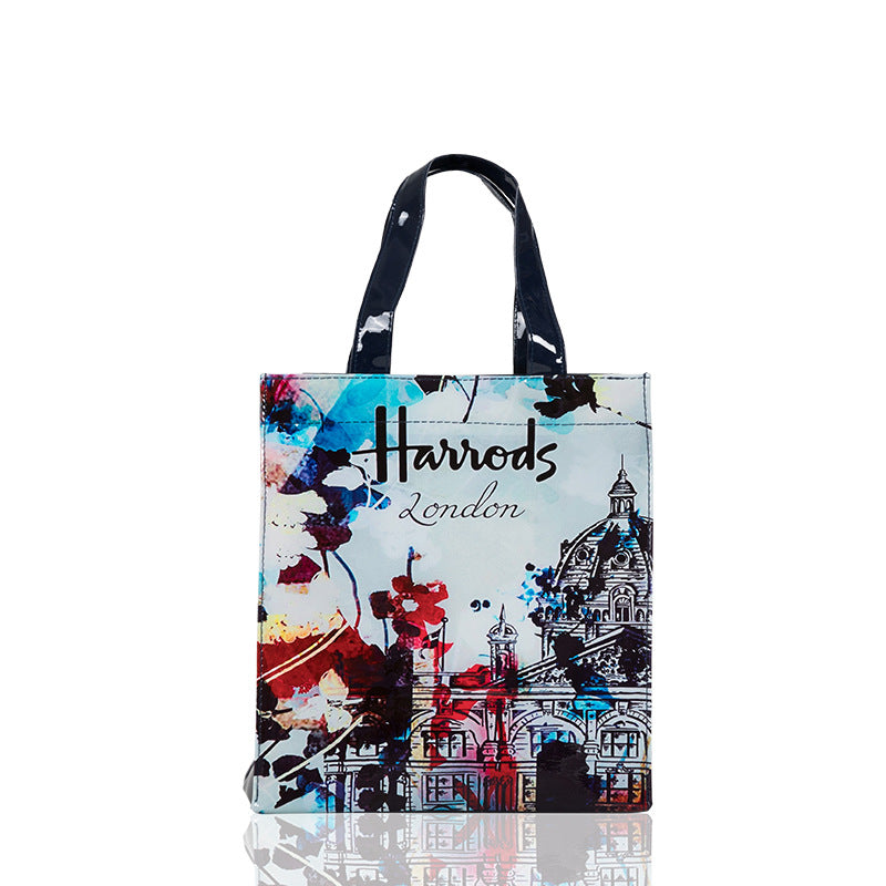 Colorful City Life Large-capacity Waterproof Tote Bag