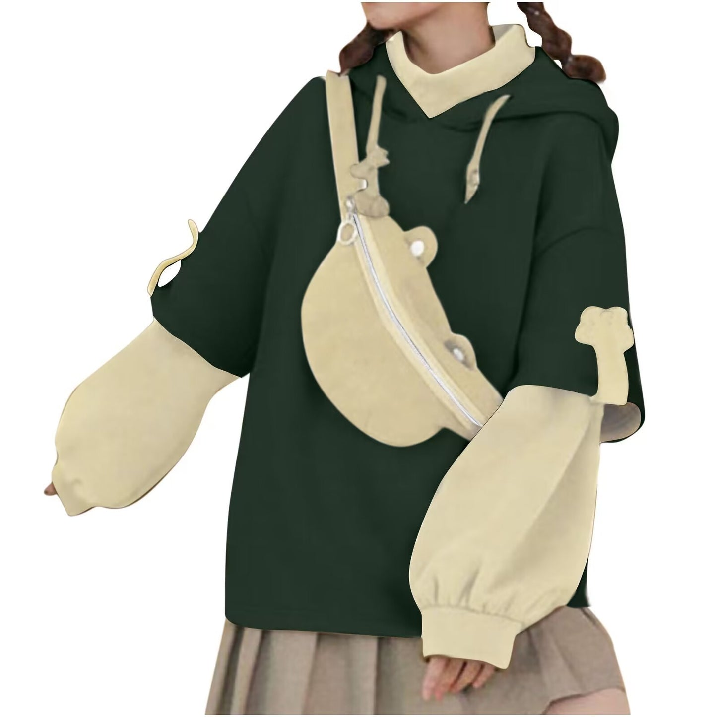 Color Matching Long-sleeved Women Blouse