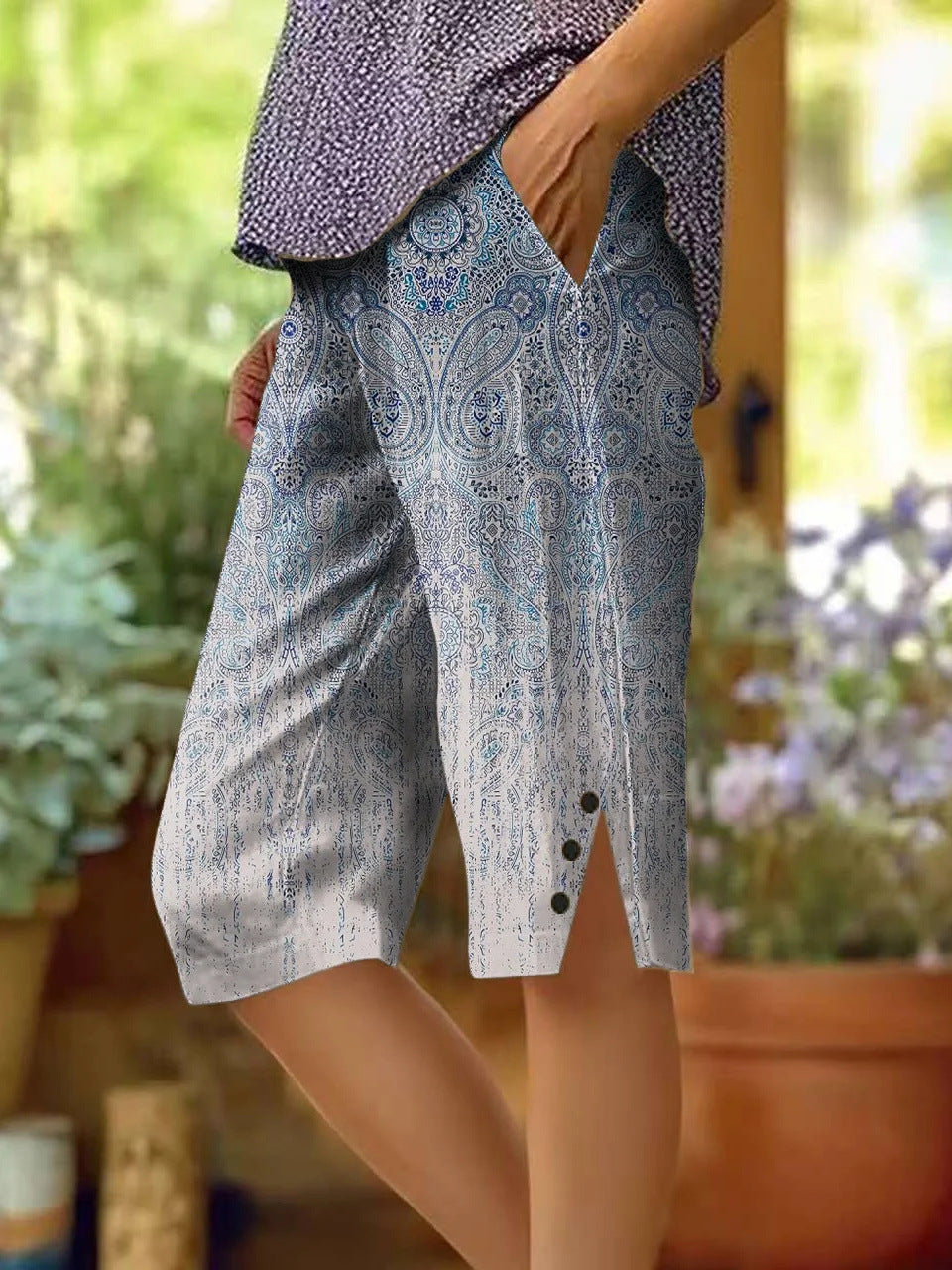 Women's Fashion Personalized Floral Casual Shorts