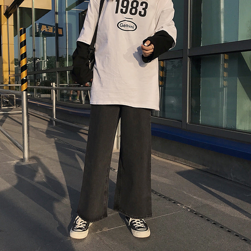 Harajuku black daddy jeans