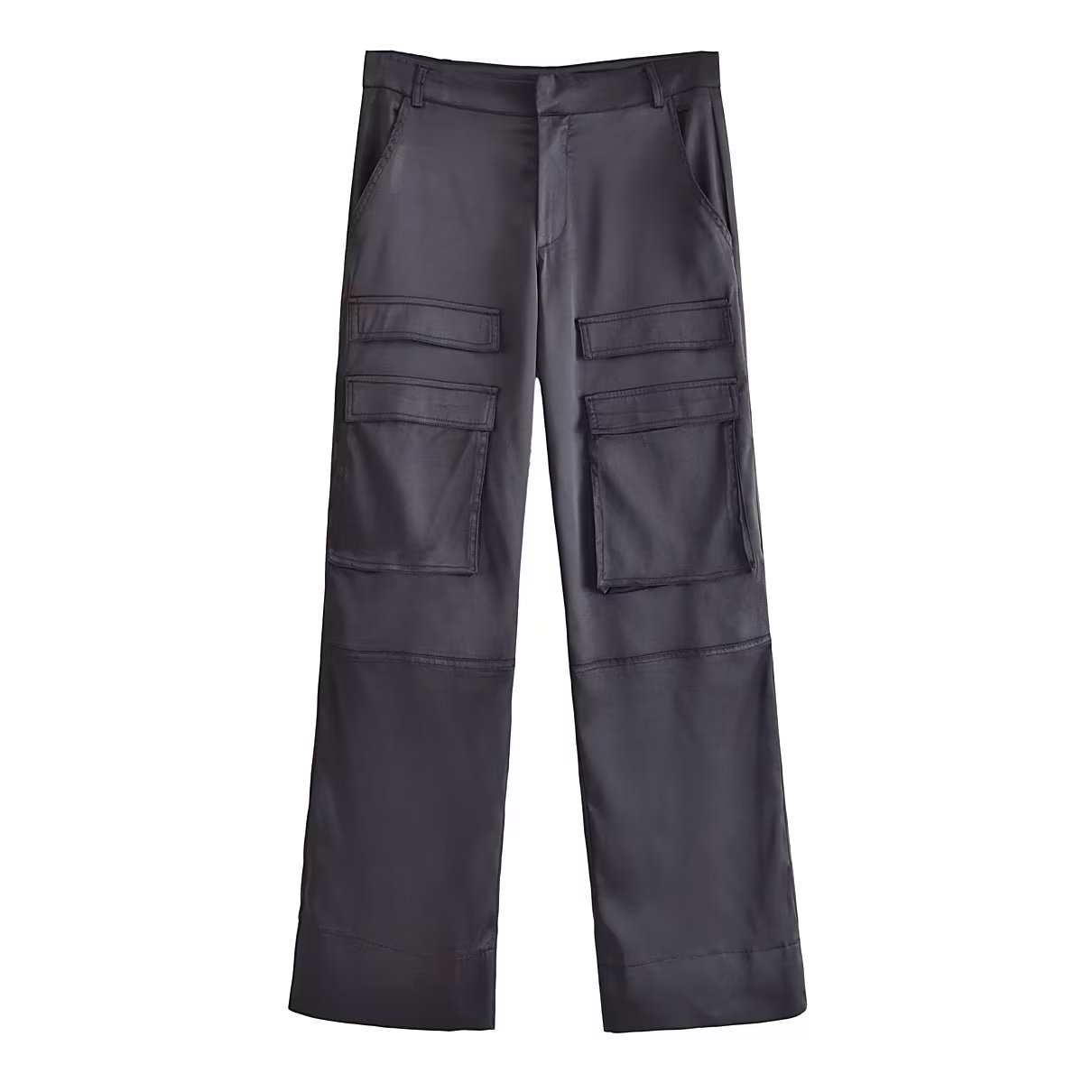 Women's Fashion Casual Silk Satin Textured Overalls