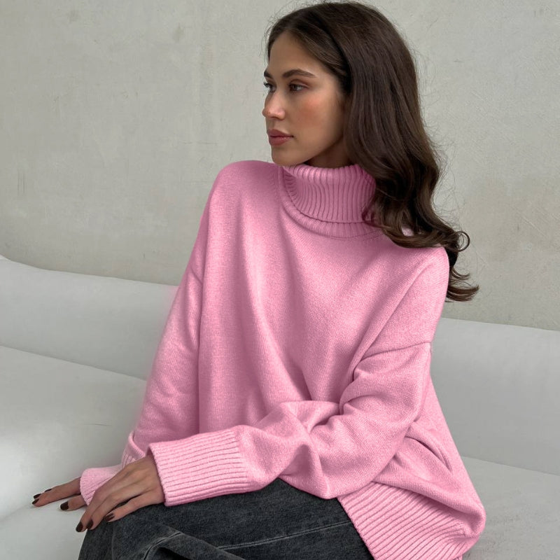 Comfortable Loose Versatile Basic Pullover