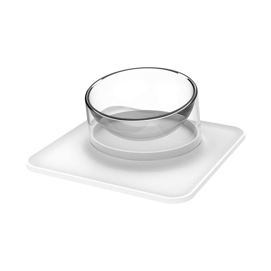 Aiwo (aiwo) pet anti overflow and anti overturning mat with inclined mouth single bowl cat bowl dog bowl water bowl