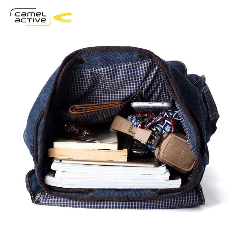 Camel avitve/ men's camel dynamic backpack Backpack Travel Bag retro brand casual bag