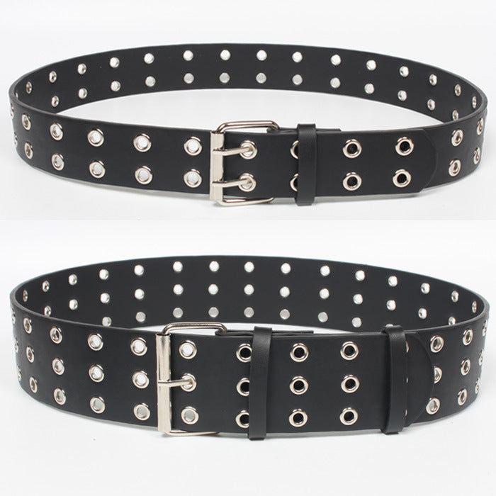 Extra wide waist sealing double breasted belt