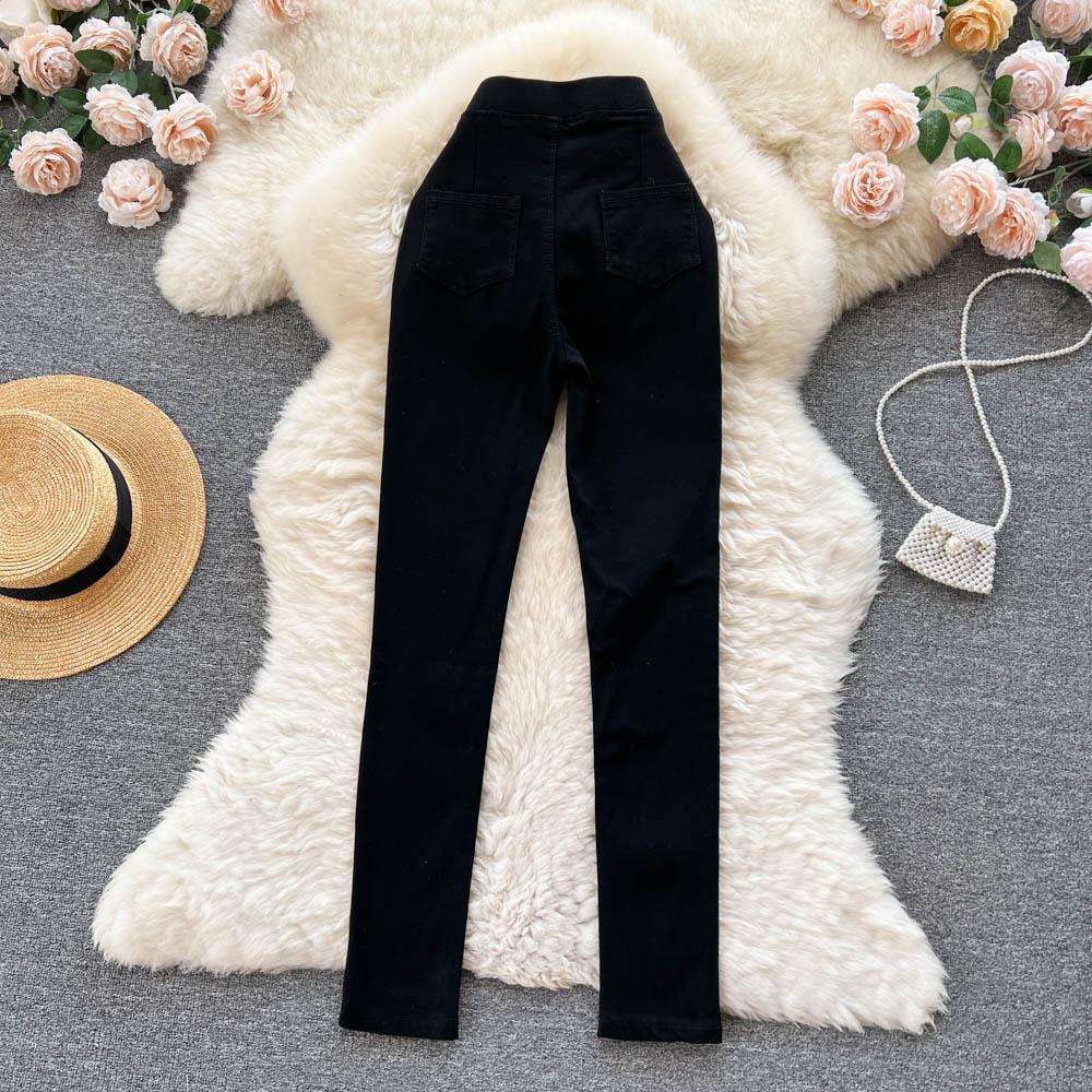 High Waist Small Feet Elastic Slim Fit Everything With Leggings