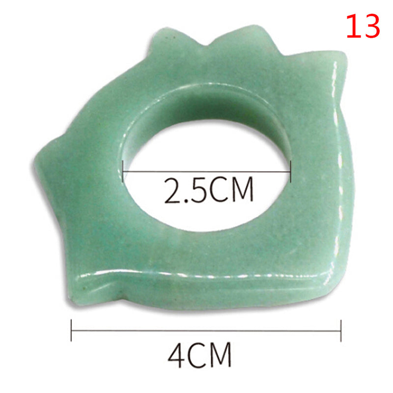 Natural jade scraping board