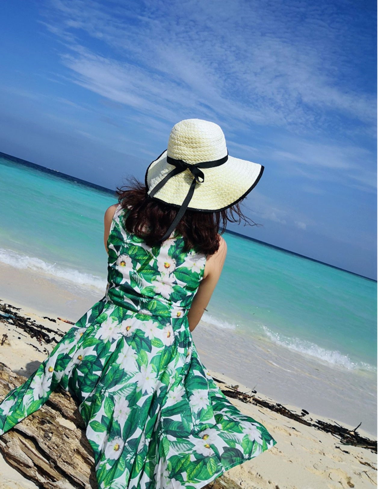 Beach parent-child summer dress